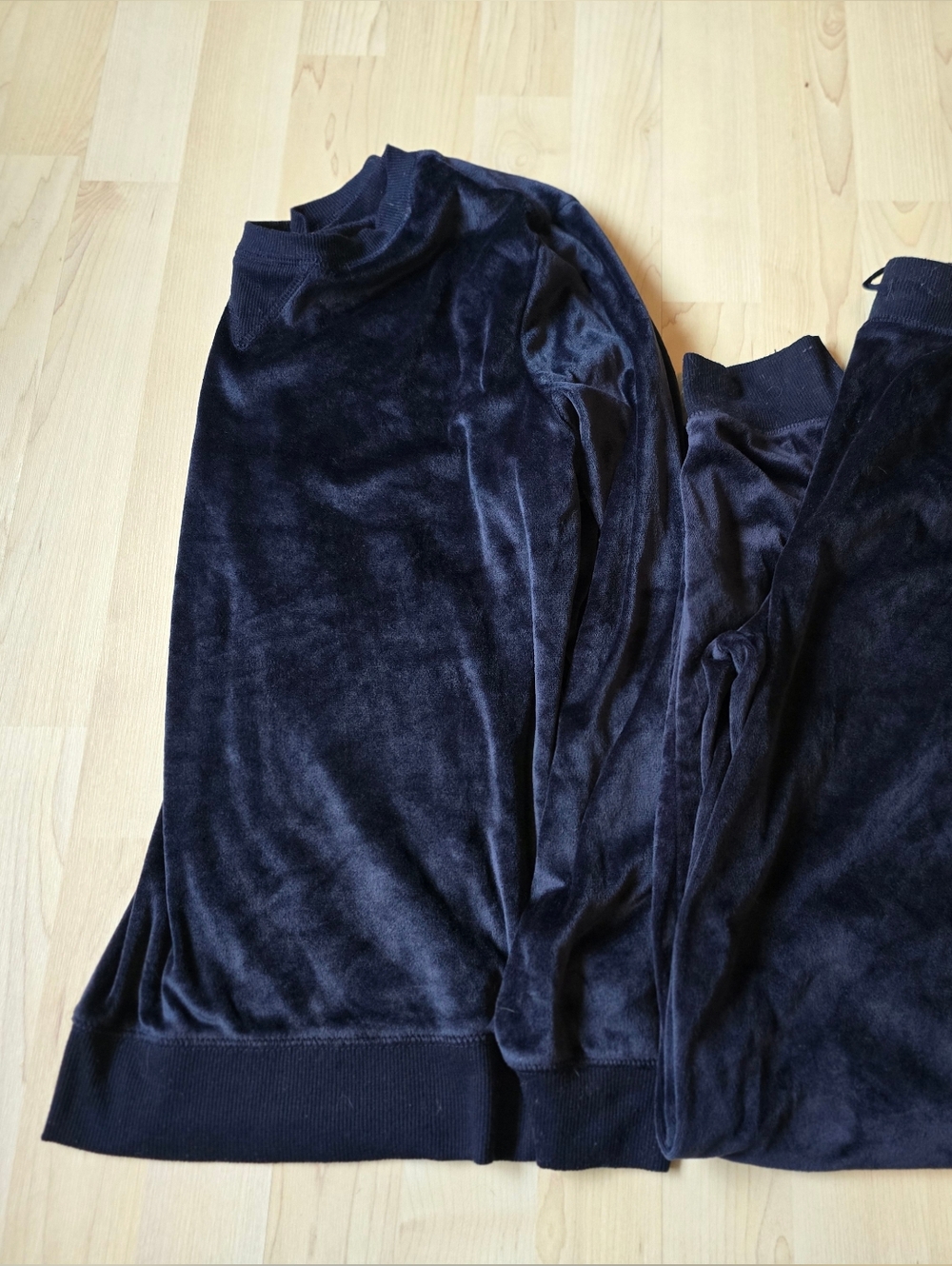 Honeydew USA Navy Blue Velvet Loungewear Set Size Medium